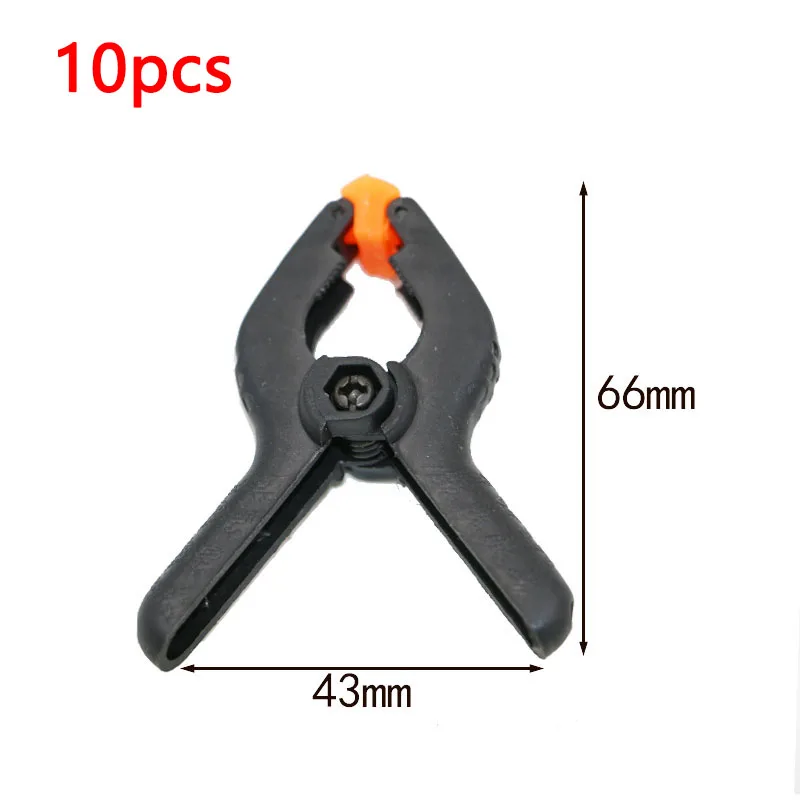 10PCS 2inch Spring Clips DIY Tools Plastic Nylon Toggle Clamps For Woodworking Spring Clamps Photo Studio Grampo Clamp Hout