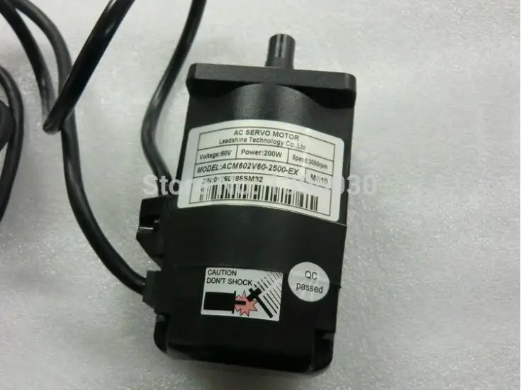 1PC ACM602V36-01-2500 200W Servo Motors 36-80VDC 8.4A-25A for Servo drive ACS806 Brushless AC Servo Motor