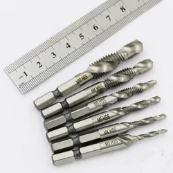 Aço de alta velocidade escareador Deburr Set, Brocas, Hss, Metric Combinação Bit, M3, M4, M5, M6, M8, M10