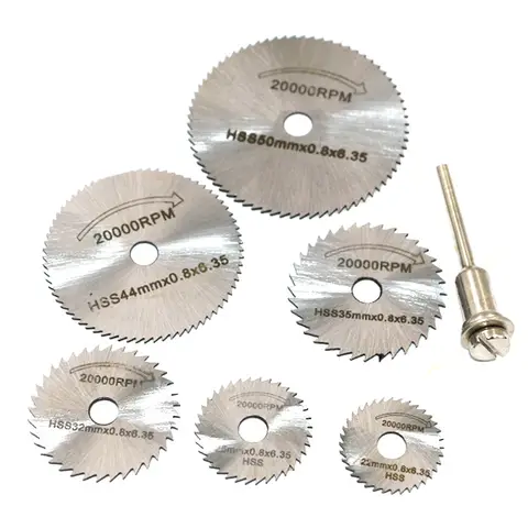 Portable Rotary Tool Circular Saw Blades 7pcs JIGONG