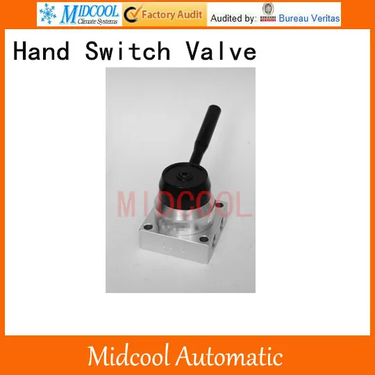 HV400-04 Manual reversing valve 4 way 2 position ventilation rotary valve port 1/2