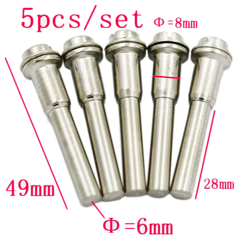 5Pcs 3.17Mm 6Mm High Speed Steel Shank 3.17Mm 6Mm Schroef Spillen Voor Dremel