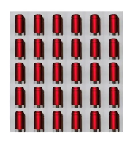 100 pcs HOMEBREW SHRINK CAPSULES MAROON METALLIC WINERY QUALITY PVC HEAT CAPS FOR WINE BOTTLES HOME BREW BAR TOOLS  FOOD GRADE