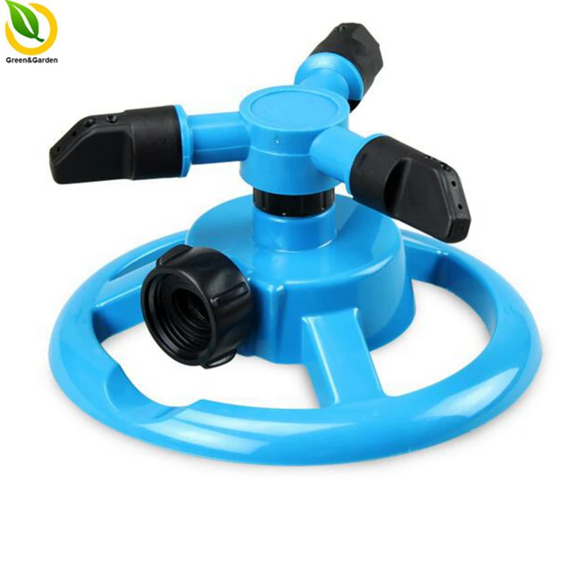 360 - Degree Rotating Nozzle Automatic Sprinkler Water Spray Rotating Disc Sprinkler Spray Irrigation System Garden Supplies