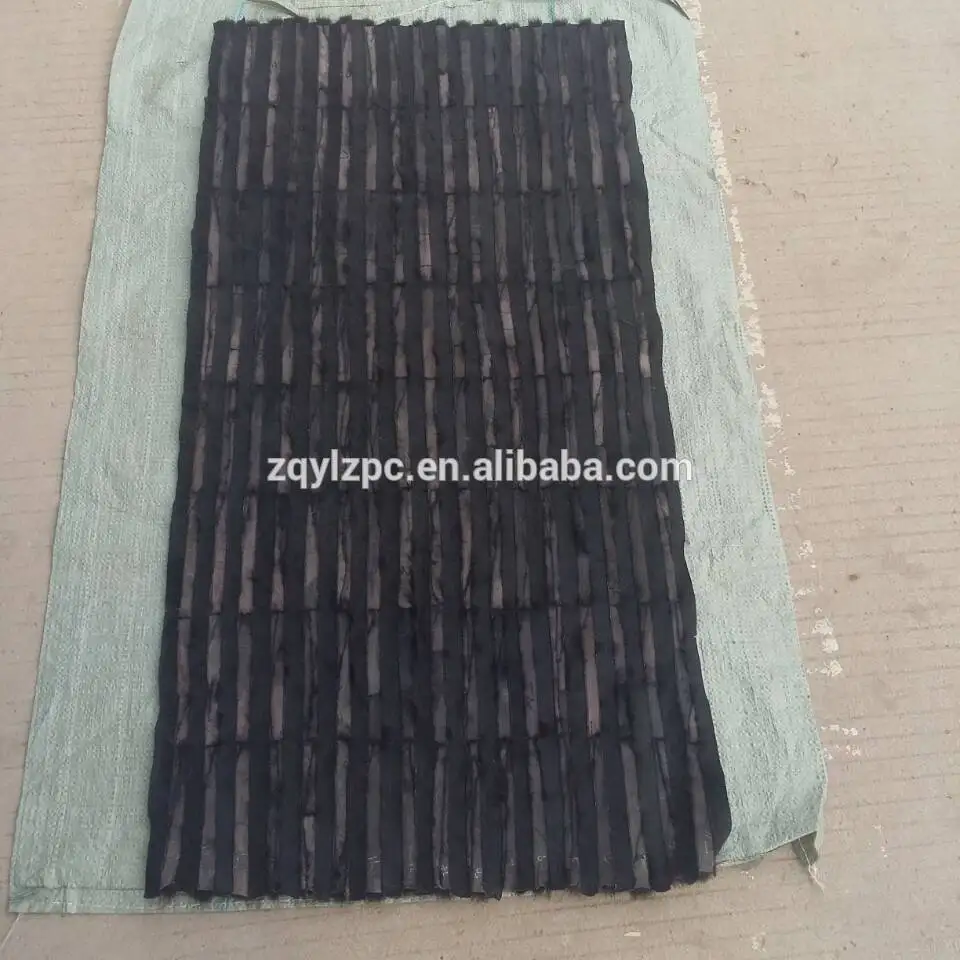 New arrival genuine mink fur plates mink tail fur blankets for clothes material DIY parka lining