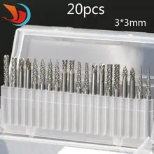 Tungsten Carbide Rotary Burrs Set 3x6mm #6