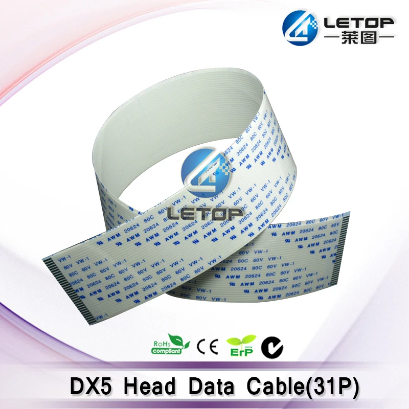 LETOP 31P DX5 Head Data Cable For Ep Allwin Zhongye Twinjet Infinity Dx5 Printhead Cable