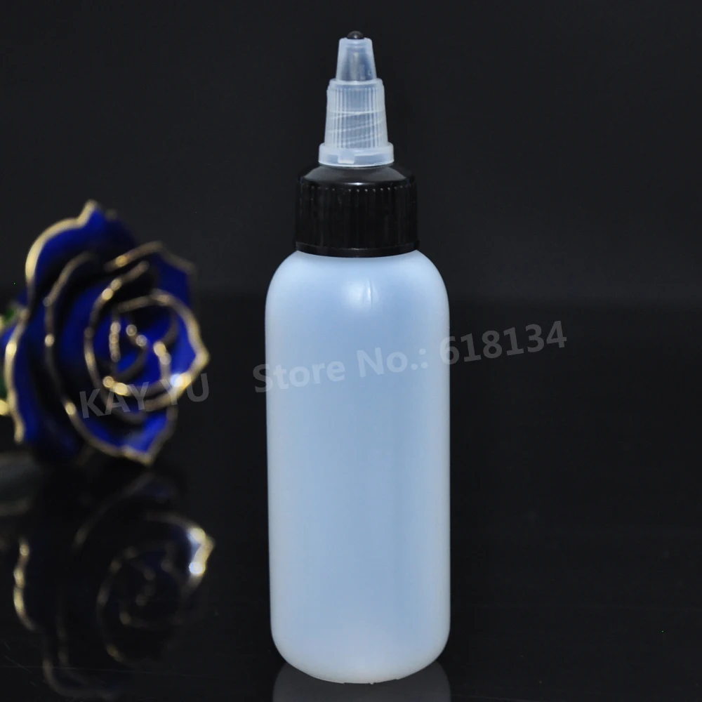 free shipping 1000pcs 60ml PE plastic liquid twist cap dropper bottle wholesale