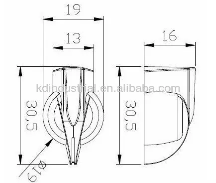 Perilla de cabeza de pollo azul y negro para tubo de Audio, amplificador de guitarra, piezas de amplificador Vintage, 2 uds.