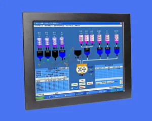15-Inch Serial Port (RS232) Control Open Metal Housing Industrial Touch Screen Monitor for Industrial Machines