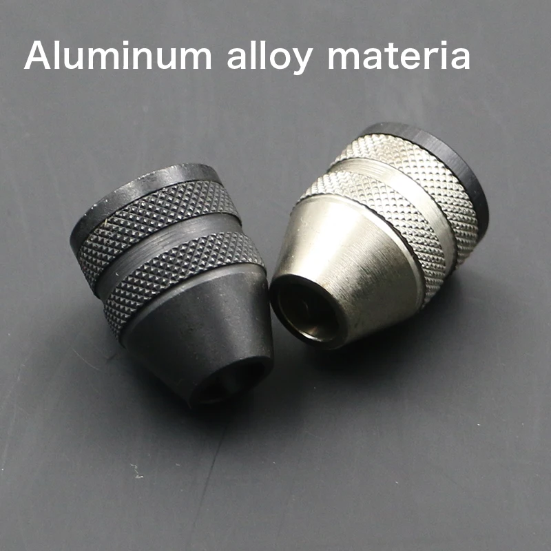 Keyless 0.5-3.0mm Trapano Mandrino 1/4 "Keyless Punta del trapano Mandrino Hex Shank Adattatore Convertitore A Cambio Rapido Per Mini trapano Mandrino s