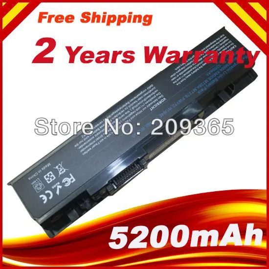 Laptop  battery for Dell Studio 1535 1536 1537 1555 1557 1558 PP33L PP39L 312-0701 A2990667 KM958 WU946