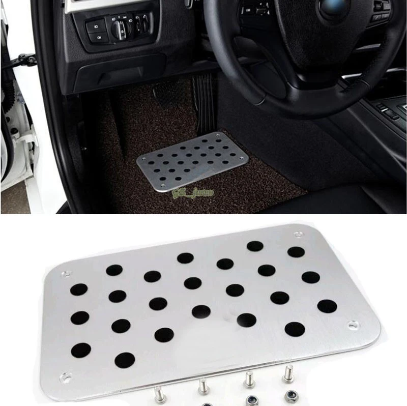 

Auto Aluminum Floor Carpet Mats Pedal Pad Footrest Plate For SUZUKI VITARA ALTO JIMNY SWIFT SX4 S.CROSS Liana ENWAYS With logo