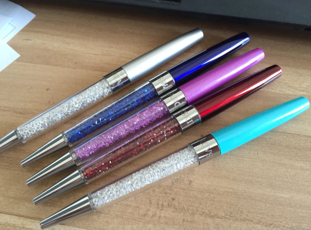 crystal pen Ballpoint pen lady student lovely gift crystals stellar stardust Pen