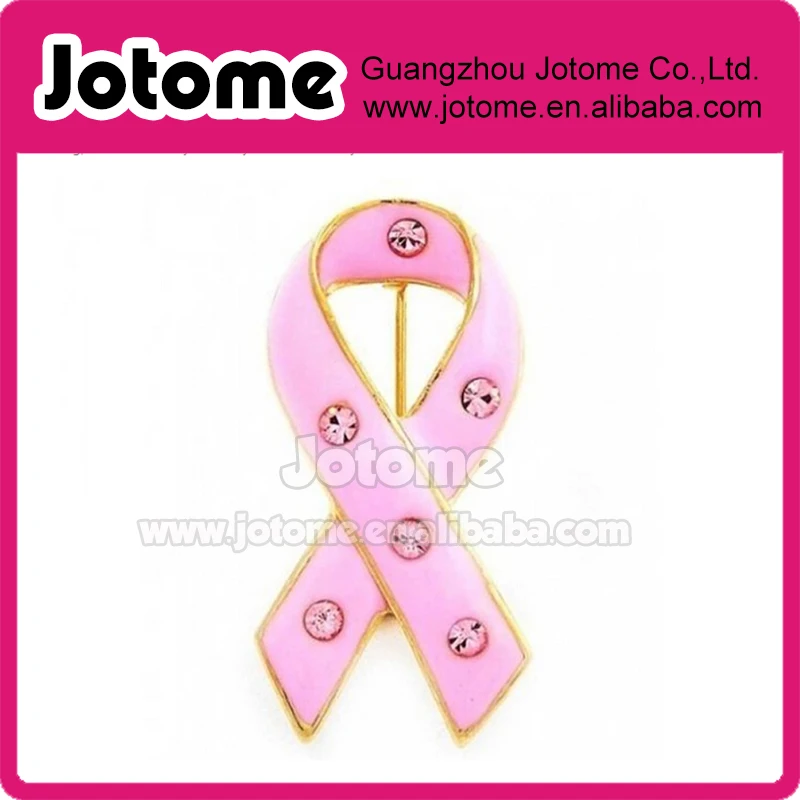 Pink Ribbon - Breast Cancer Awareness Jewelry - Lapel Pin Badge