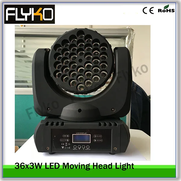 36*3W Free shipping LED Moving Head Light 100000 hours high quality beam moving head light for event stage light