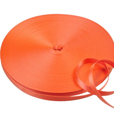 10 mm breed 50 meter/partij pure kleur tabby imitatie nylon singelband voor werkkaart