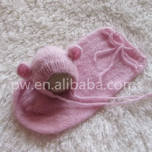 Newborn Baby Hat and Sleeping Bag Sets Newborn Full Set Props