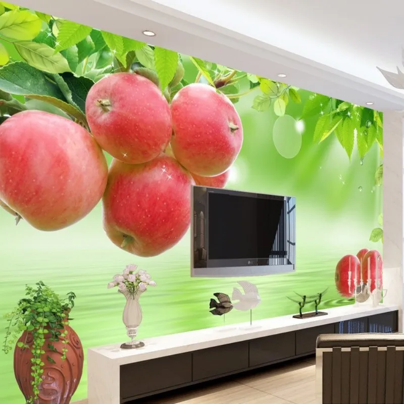 Beibehang behang Fresh fruit Custom photo wall paper Flower art wallpaper restaurant papel mural papel de parede 3d papier peint