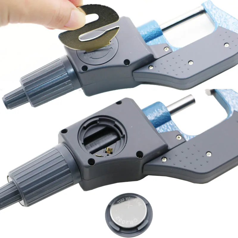 0-25mm micrometro digitale elettronico micrometro 0.001 millimetri micron al di fuori micrometro pinza calibro strumenti di misura