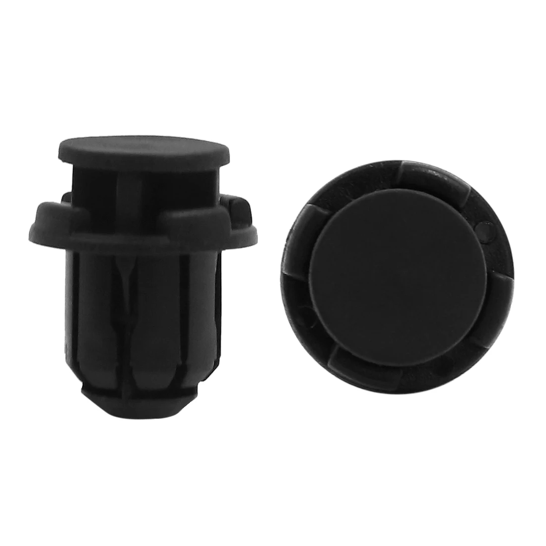 X Autohaux 20/30/50/100Pcs Black Car Door Trim Fender Bumper  Rivets Plastic Push Clips Fasteners 14mm Hole Dia