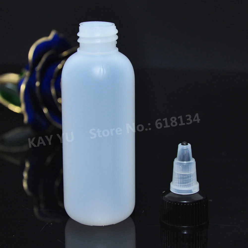 free shipping 1000pcs 60ml PE plastic liquid twist cap dropper bottle wholesale