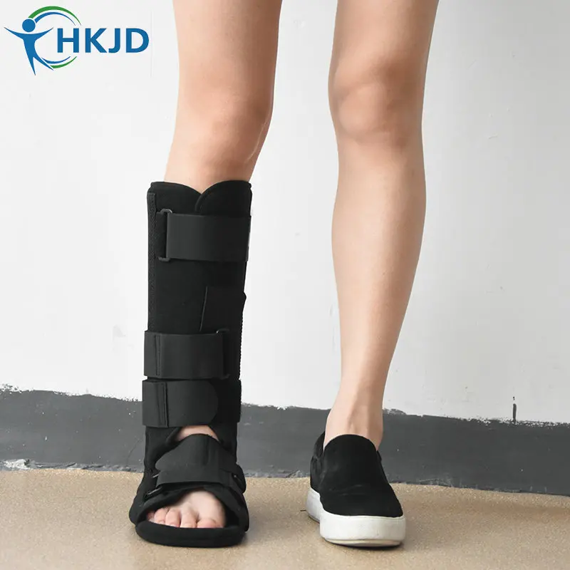 Tibia Fibula Tibiofibular Ankle foot Brace walking walker boot Achille Tendon shoe Lower Limb Orthosis Splint Orthopedic HK-C010