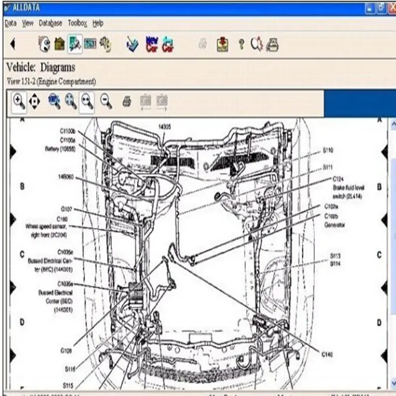 Alldata Auto Repair Software v10.53 (576gb) with 640GB usb hard disk fit all windows system 32&64bit 7/8/xp