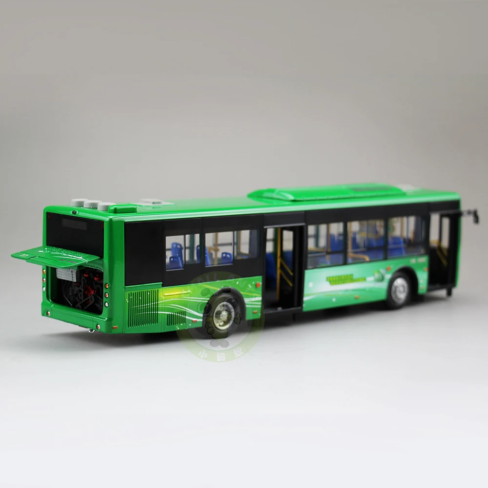 1/42 Scale Bus Model China YuTong City Bus ZK6125CHEVPG4 Diecast Model Car Bus Toys Gifts