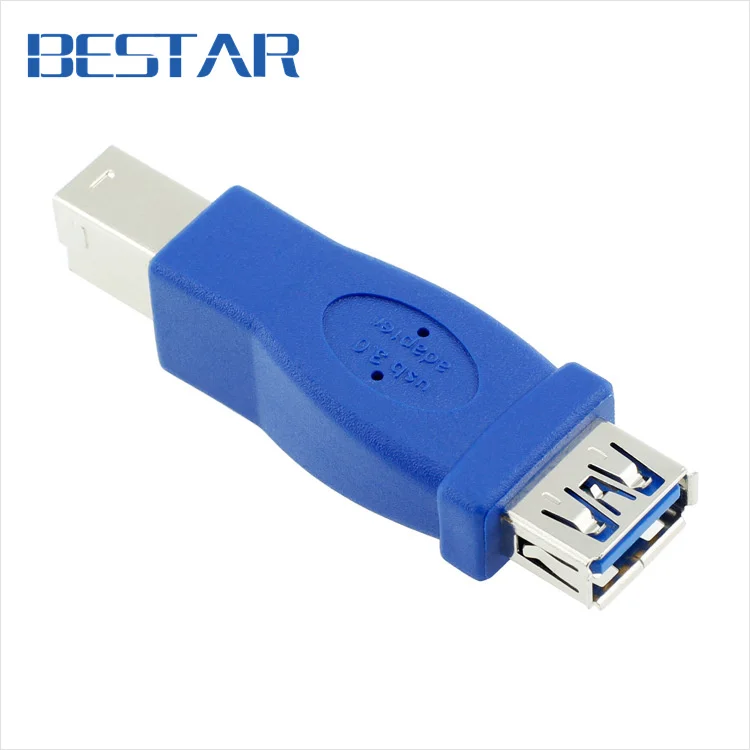 USB 3.0 Type A Female to Type B Male Plug Connector Adapter USB3.0 Converter Adaptor AF to BM