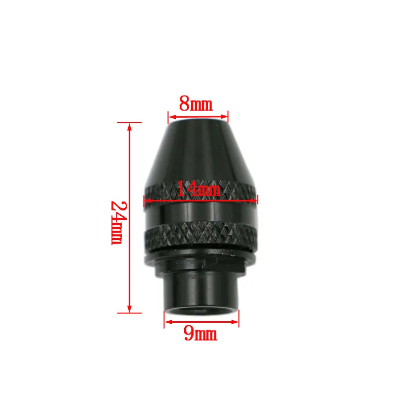 9/32-40 mini drill chucks keyless drill chuck for dremel Rotary Tools Accessories 0.4-3.4mm small drill chuck for flexible shaft