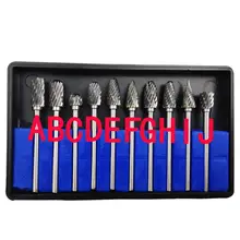 Tungsten Carbide Rotary Burr Set 3x6mm #5