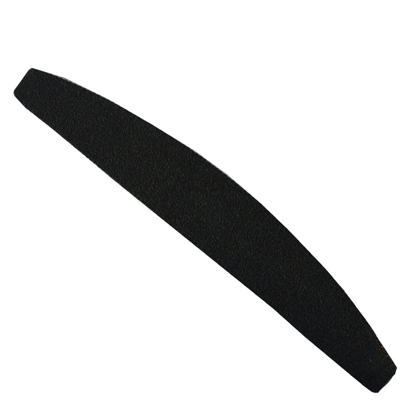 50 Pcs/Lot Professional Nail File Buffer Salon Glitter Nail Files 100/180 Grit Manicure Tools Black Sanding Paper File Supplier - 图片 3