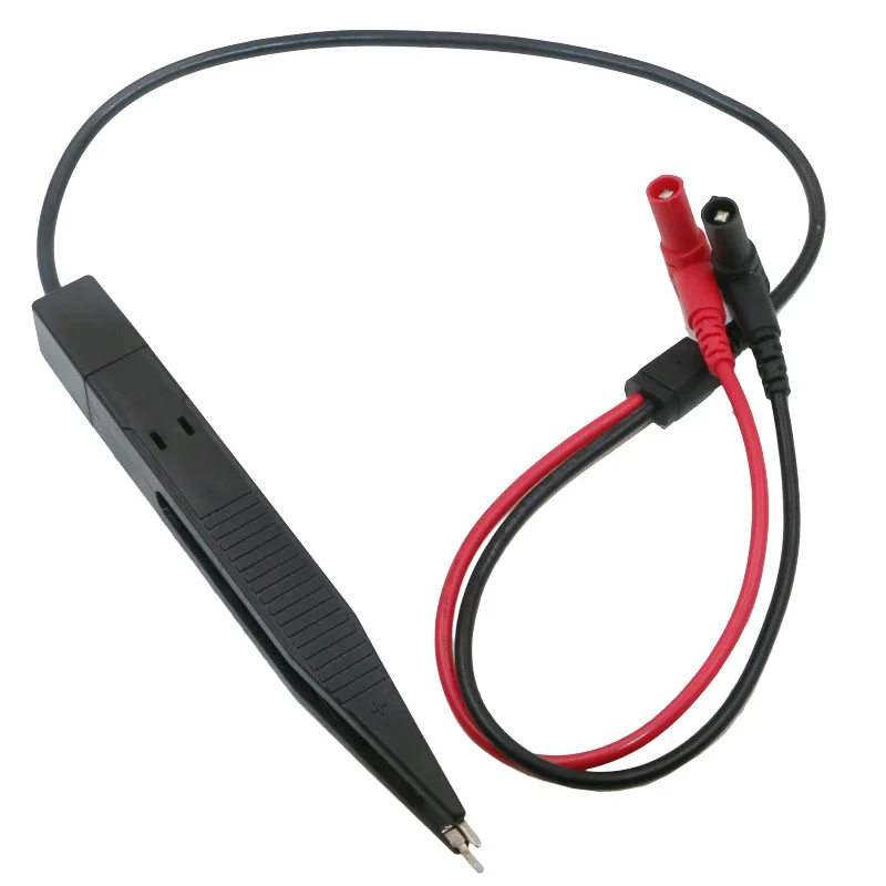SMD Induttore Test Clip Sonda Pinzette per la Resistenza Multimetro Condensatore