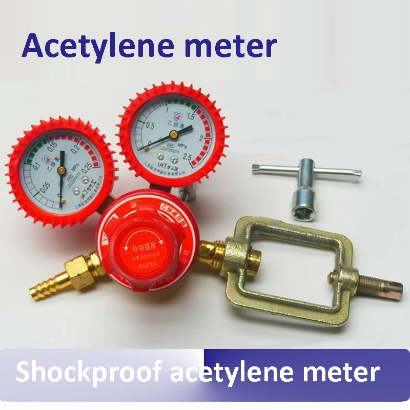 G5/8 \'\'-14 wstrząsoodporny na tlen, acetylen, argon, miernik ciśnienia propanu regulator gazowy miernik