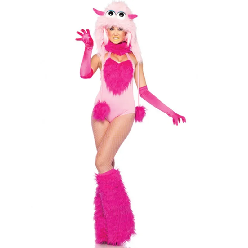 Pink women cosplay unicorn cat costumes sexy halloween costumes for women animal costumes party carnival costume