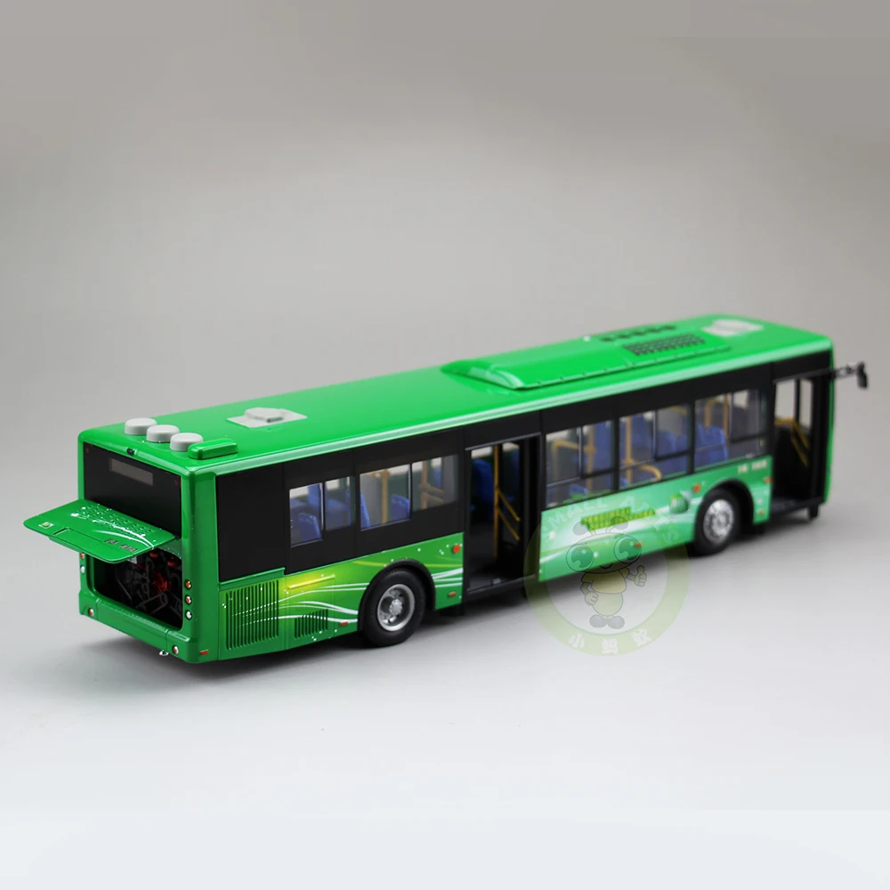 1/42 Scale Bus Model China YuTong City Bus ZK6125CHEVPG4 Diecast Model Car Bus Toys Gifts