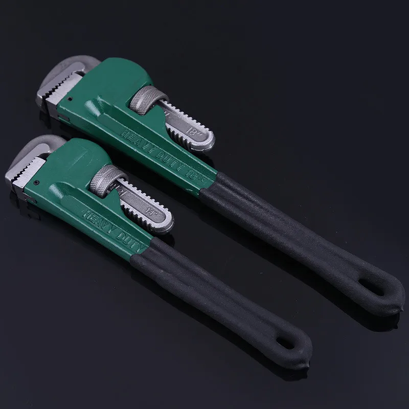 Adjustable Spanner Industrial Pipe Wrench Household Pipe Clamp High Torque Wrench Repair Tools Llave Inglesa