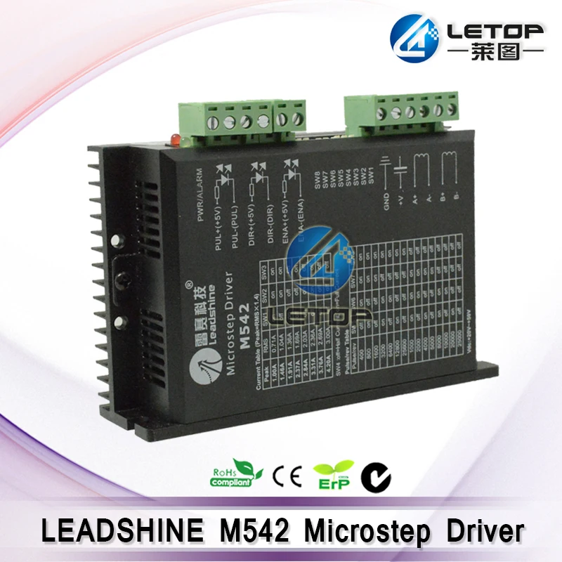 

Brand New! 24-50VDC/4.2A Printer MicroStep Driver Leadshine M542 Stepper Motor Driver