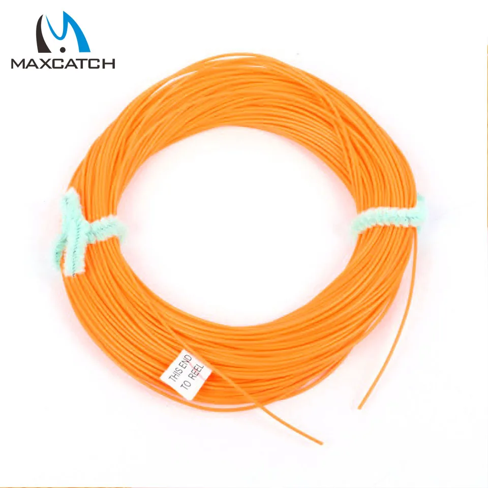 Maximumcatch 0.7mm 0.9mm Running Line Shooting Line Orange Or Yellow Fly Fishing Line