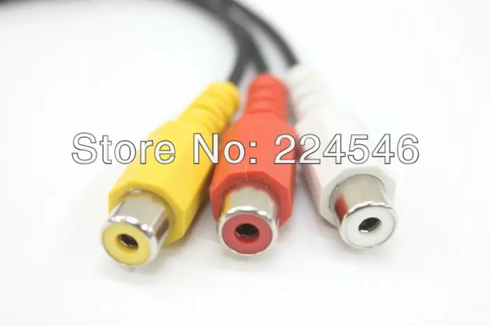 ADAPTOR CABLE AV Adapter Cable - Stereo & Composite Video for SAMSUNG LED TV AV for Wii for XBOX360 for PS3