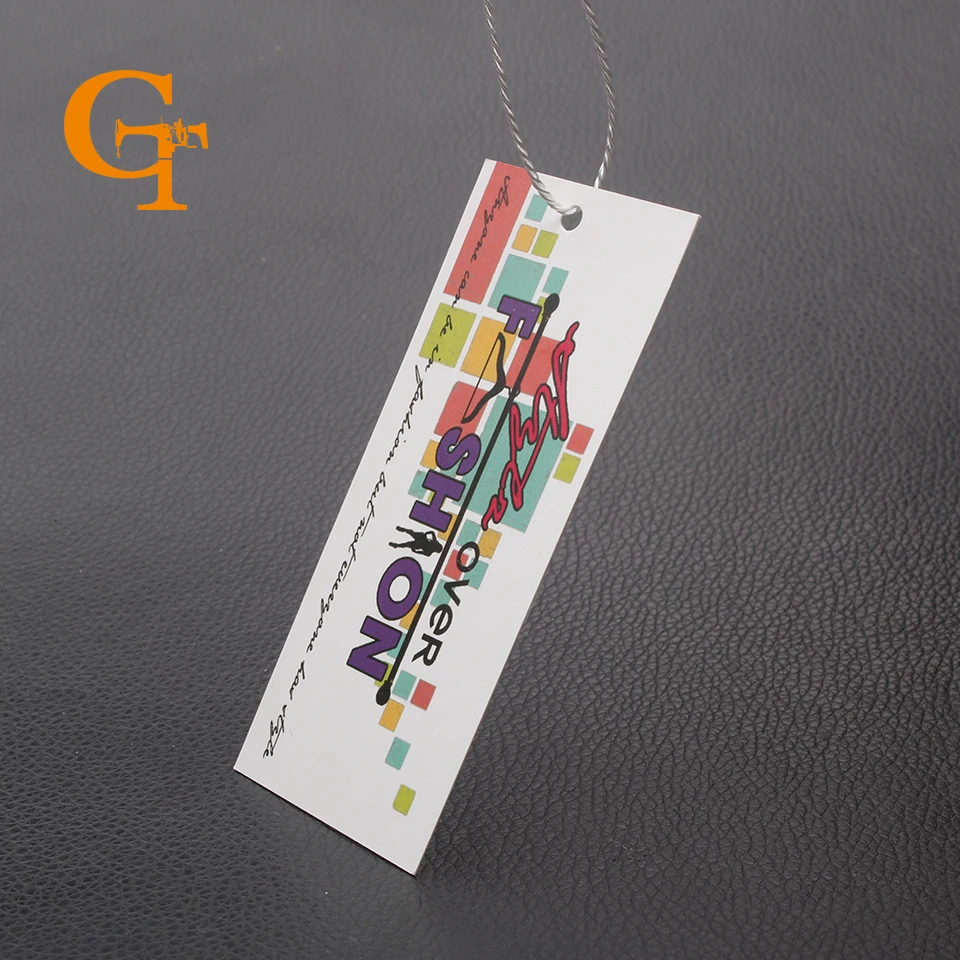 fashion Custom hang tag kids size ,customized name clothing paper price paper tags, jeans swing tag, 500pcs/lot