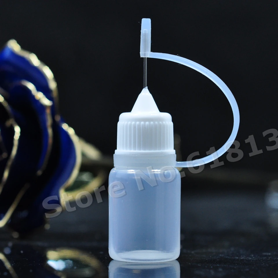 DROPPER 5000 stks 5 ml plastic squeezable fles, naald druppelflesje, PE fles met naald groothandel