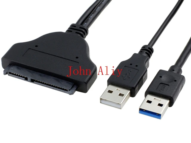 Free shipping Super Speed USB 3.0 to SATA 22 Pin 2.5