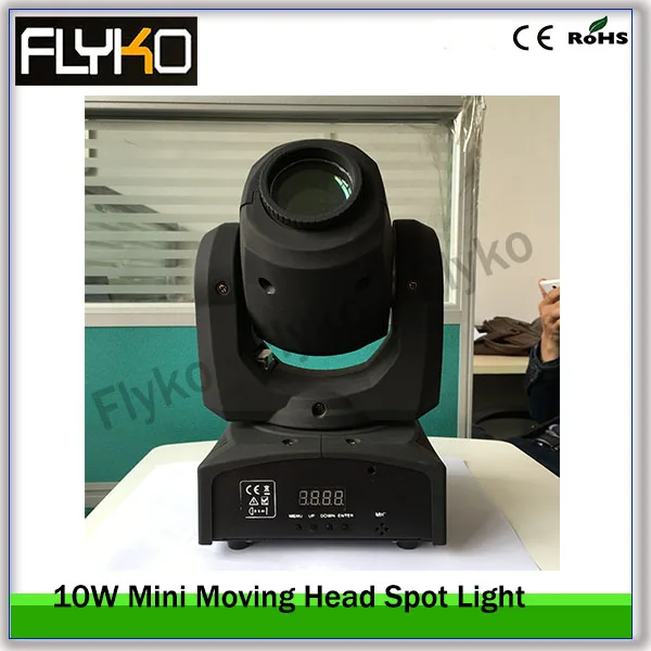 10W white CREE led Free shipping Mini Moving Head Light