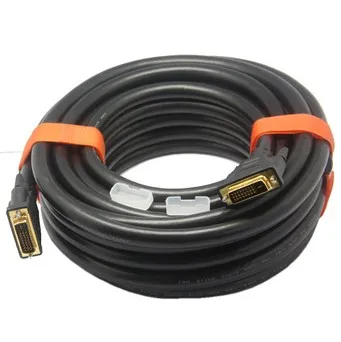 OD10mm DVI-D DVI To DVI (24+1) Male to Male Cable 1.5m / 3m / 5m / 10m / 15m / 20m Dual channel Digital Link For Cabling system