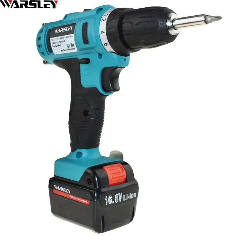 16.8V Cordless Drill Power Tools Battery Drill Electric Screwdriver Electric Electric Drill Mini Electric Drilling 22N/m-30 N/m