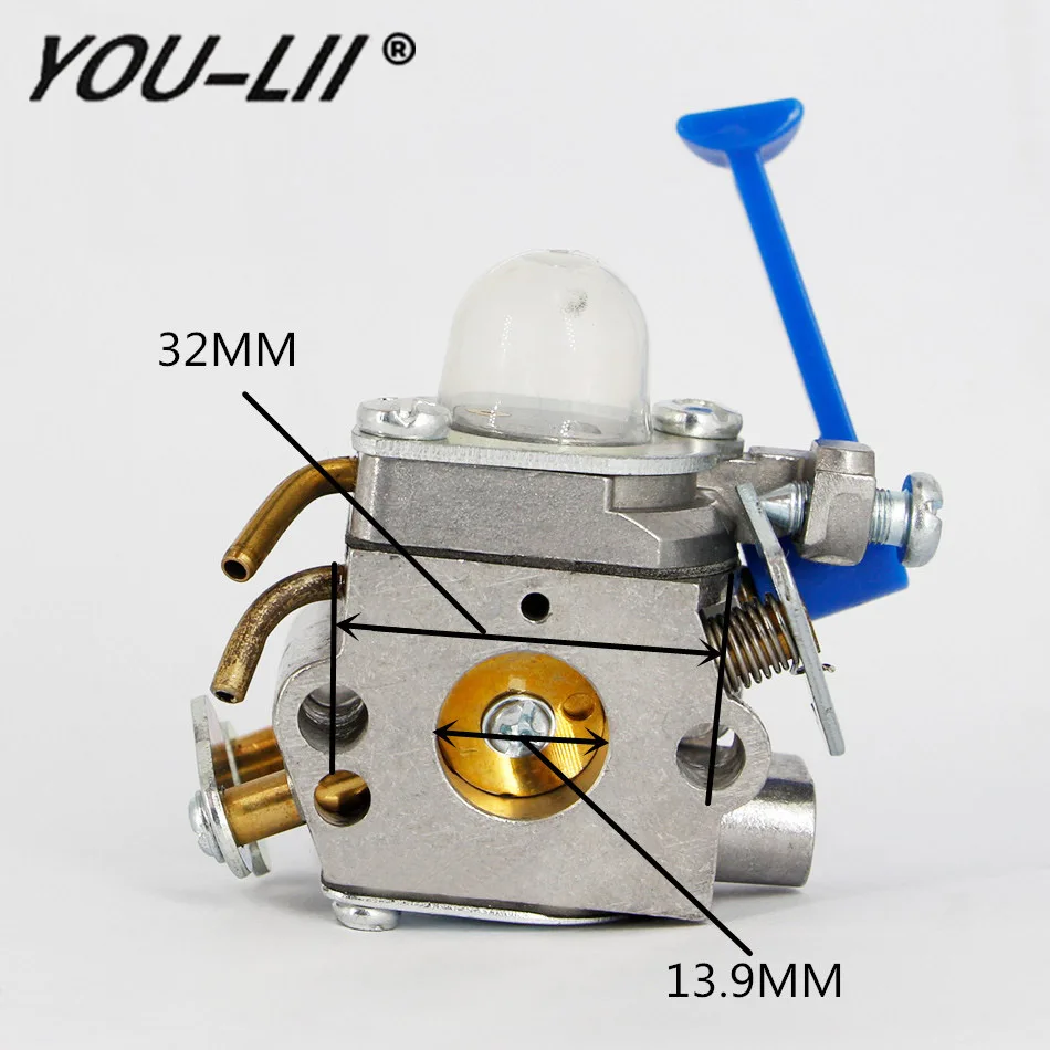 YOULII Brand New OEM Husqvarna Carburetor 545081848 545130001 for ZAMA C1Q-W40A Fits 128C 128L 128LD 128R 128RJ