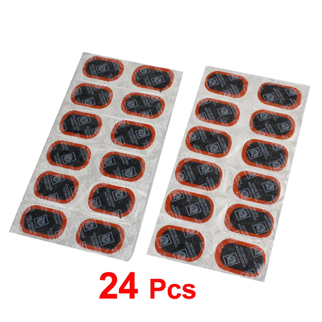 X Autohaux Car Tyre 34Mm X 52Mm Puncture Repair Patches Patch Rubber Tool 24 Pcs