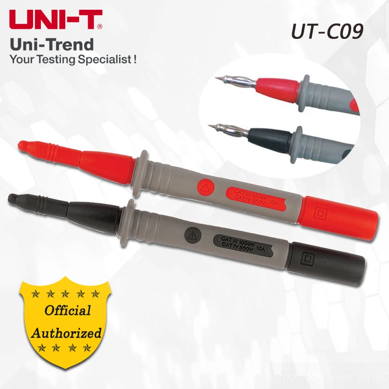 

UNI-T UT-C09 Test probes; fully insulated, with pen tip sheath, lantern head probe